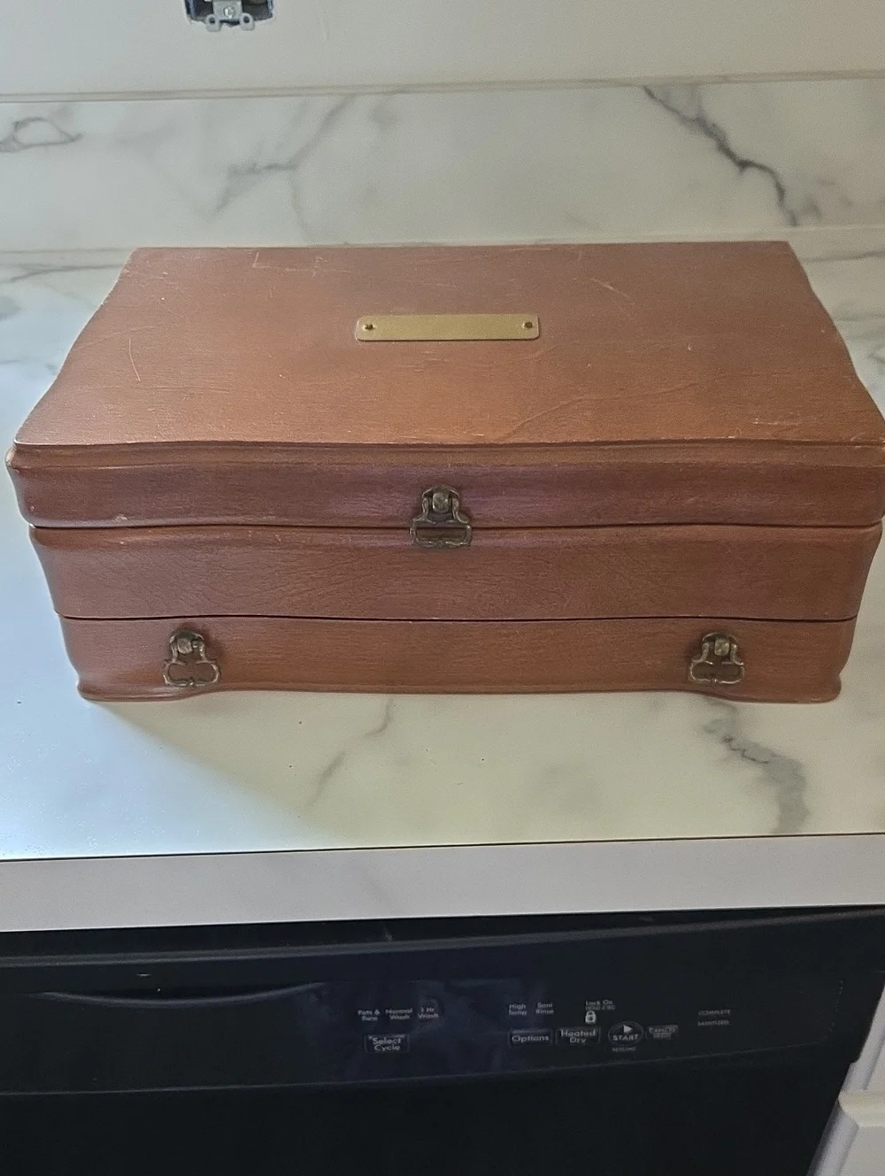 Vintage Jasco wooden jewelry box 70s-80s Made In Canada